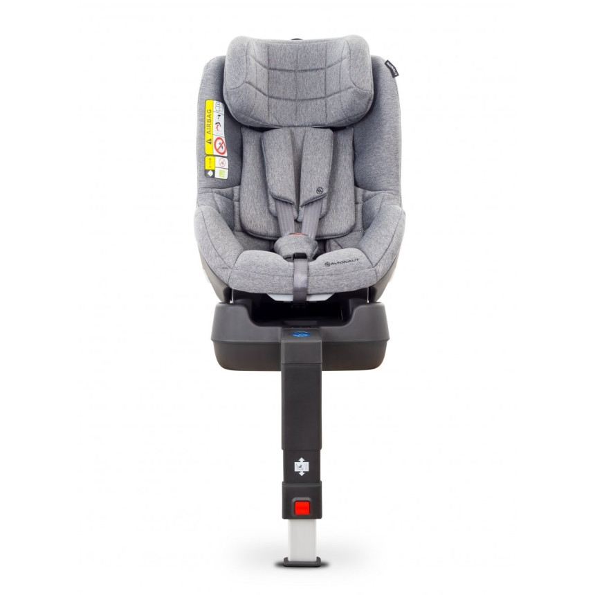 Дитяче автокрісло Avionaut AeroFIX Iso-Fix (гр.1) Grey Melange (AV-350-AF.01)