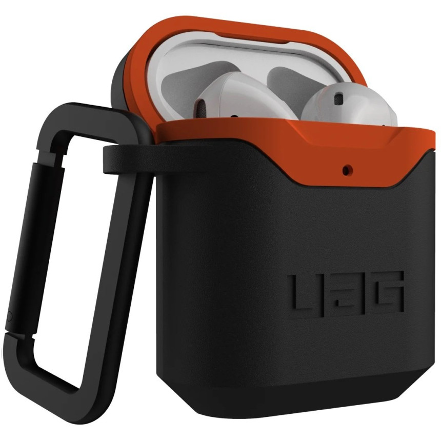 Чохол UAG для Airpods Standard Issue Hard Black/Orange (10242F114097)