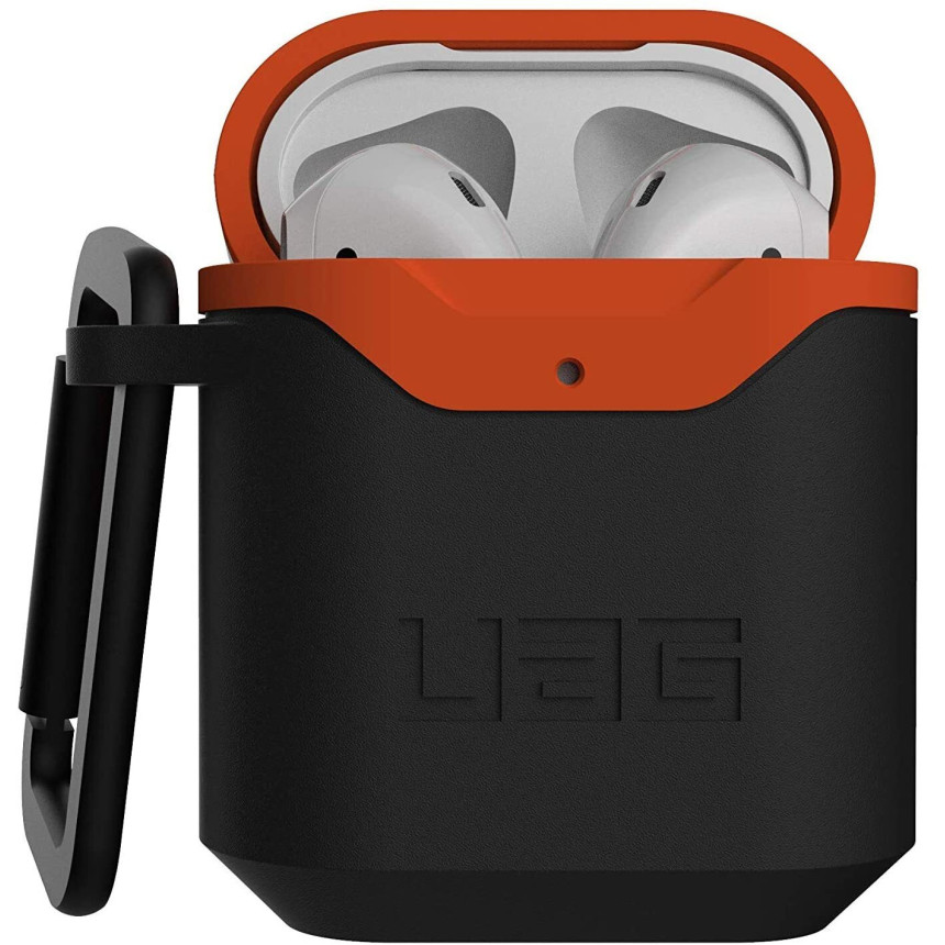 Чохол UAG для Airpods Standard Issue Hard Black/Orange (10242F114097) Чохол UAG для Airpods Standard Issue Hard Black/Orange (10242F114097)