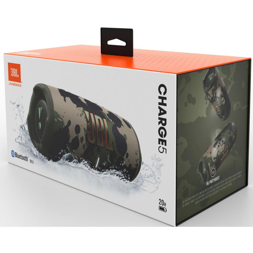 Портативна акустика JBL Charge 5 Squad (JBLCHARGE5SQUAD)