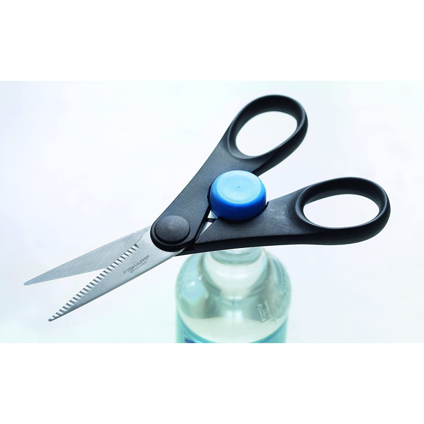 Ножиці кухонні Fiskars Essential з відкривачем для пляшок (1023820)