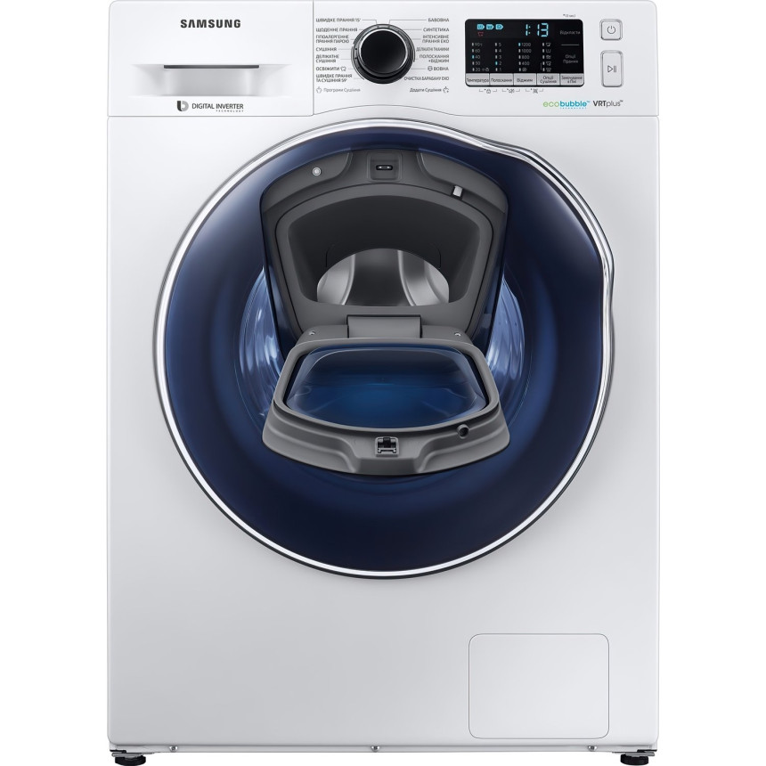 Пральна-сушильна машина Samsung WD80K52E0ZW/UA