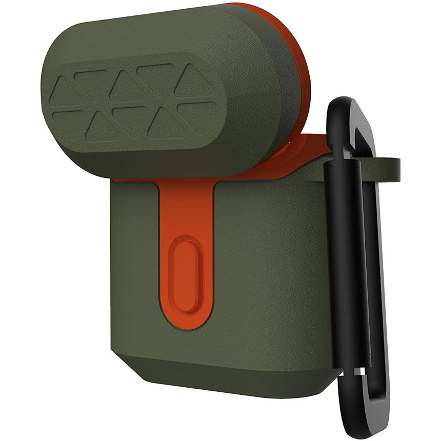 Чохол UAG для Airpods Standard Issue Hard Olive/Orange (10242F117297)