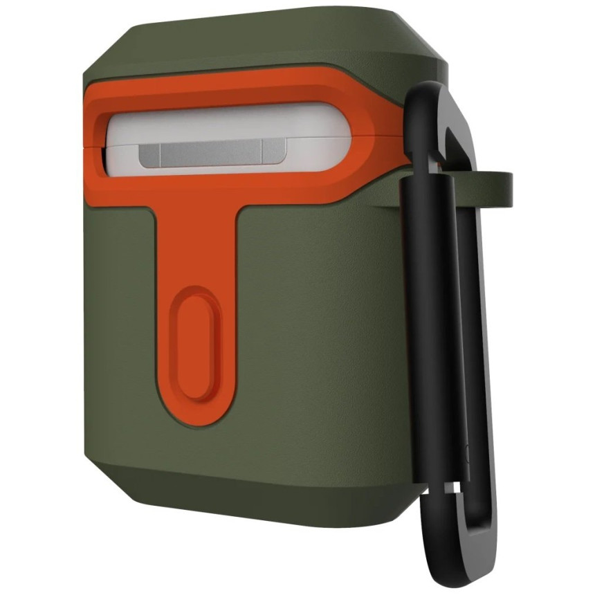 Чохол UAG для Airpods Standard Issue Hard Olive/Orange (10242F117297)