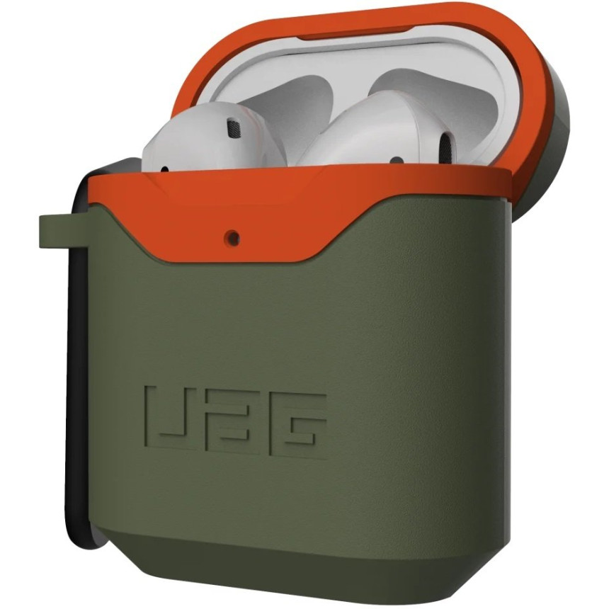 Чохол UAG для Airpods Standard Issue Hard Olive/Orange (10242F117297)