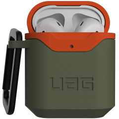 Чохол UAG для Airpods Standard Issue Hard Olive/Orange (10242F117297)