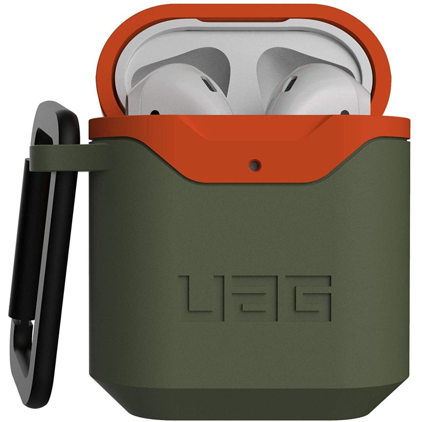 Чохол UAG для Airpods Standard Issue Hard Olive/Orange (10242F117297) Чохол UAG для Airpods Standard Issue Hard Olive/Orange (10242F117297)