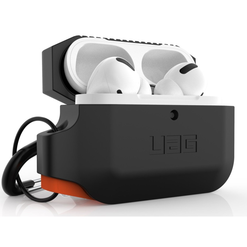 Чохол UAG для Airpods Pro Silicone Black/Orange (10225K114097)