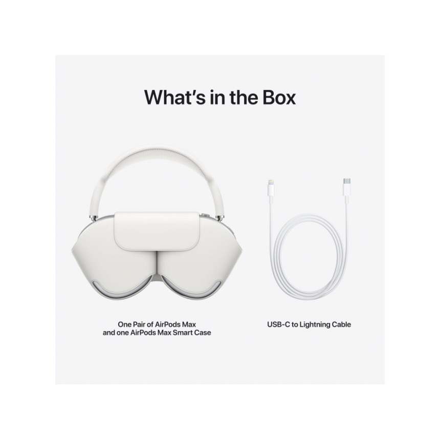 Бездротові навушники Apple AirPods Max Silver (MGYJ3)