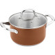 Каструля Lamart LT1039 JOLI, 18см, об'єм 2,7л коричнева Каструля Lamart LT1039 JOLI, 18см, об'єм 2,7л коричнева
