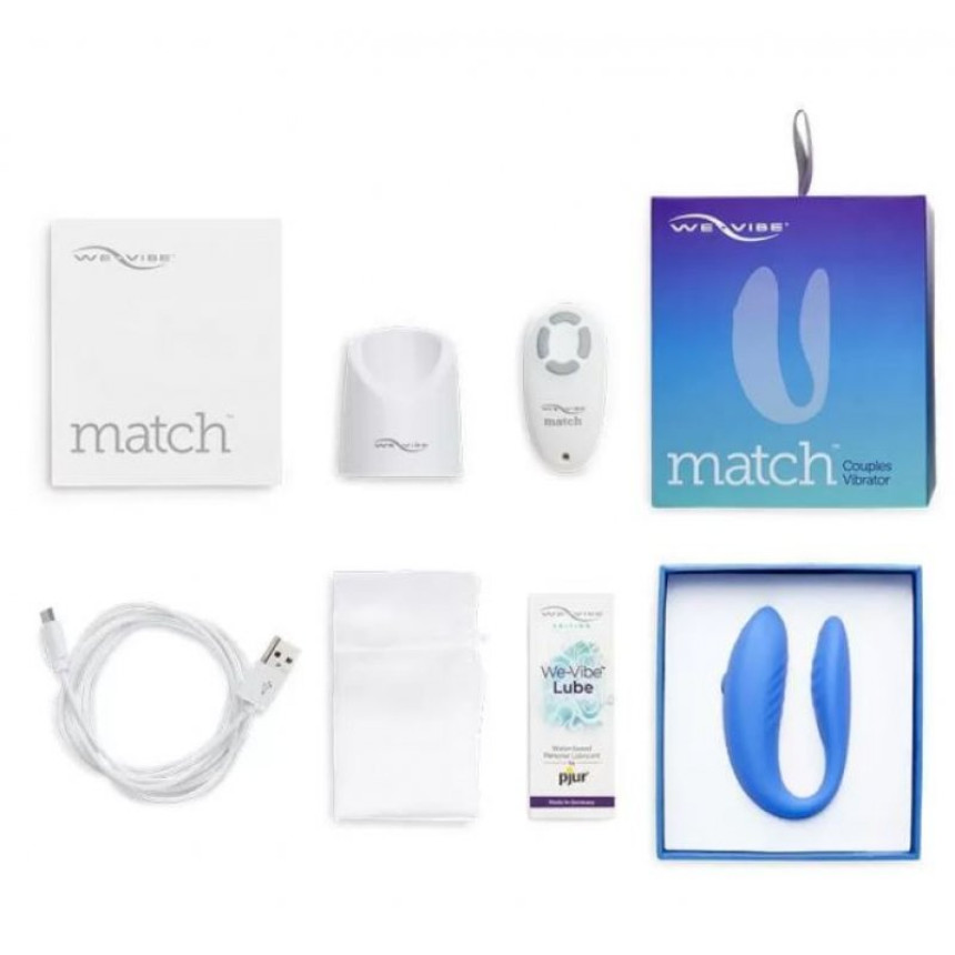 Вібратор We-Vibe Match для пар з дистанційним керуванням (SNATSG5)