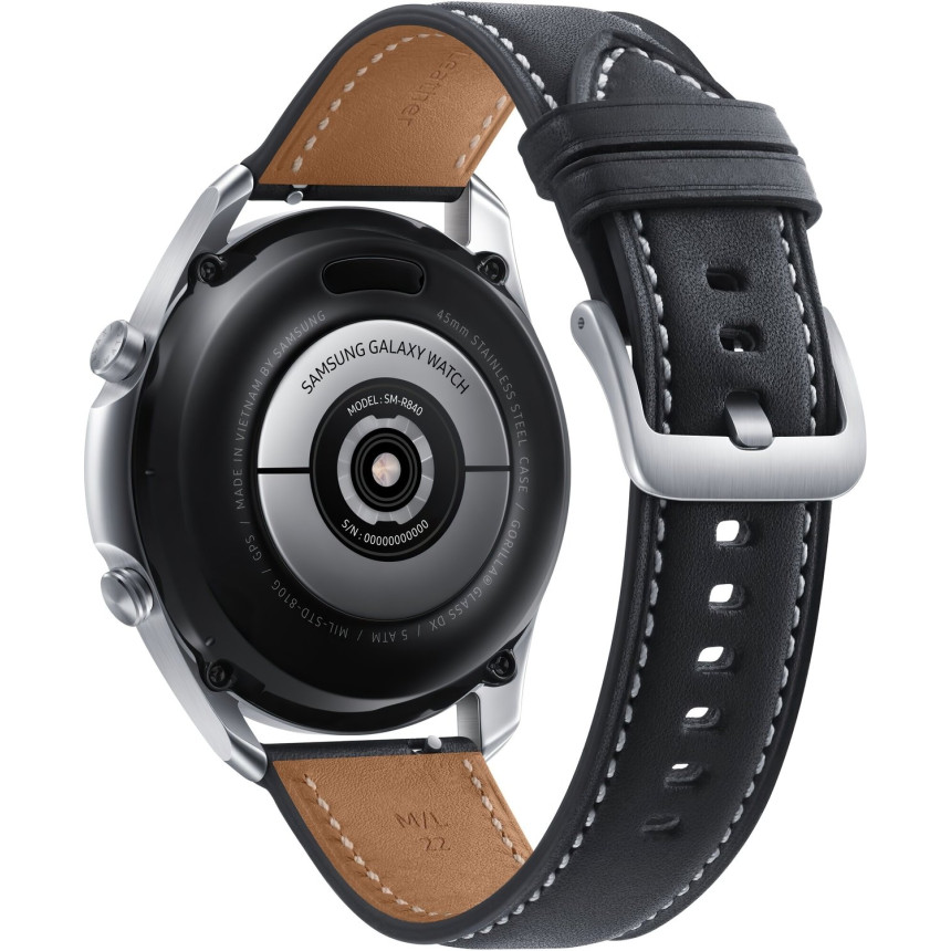 Смарт-годинник Samsung Galaxy Watch 3 45mm Silver (SM-R840NZSASEK)