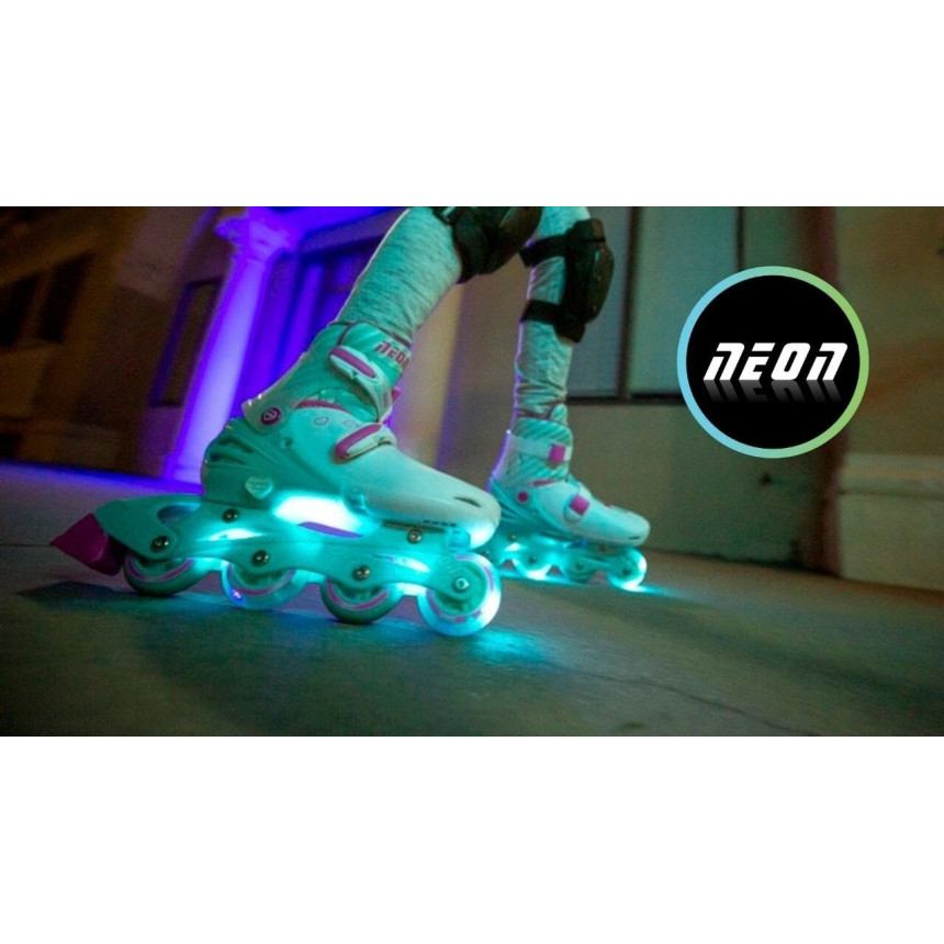 Ролики Neon Inline Skates Бірюзовий (розмір 34-38)