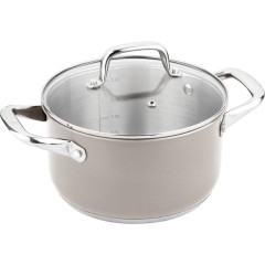 Каструля Lamart LT1046 JOLI, 18см, об'єм 2,7л бежева Каструля Lamart LT1046 JOLI, 18см, об'єм 2,7л бежева