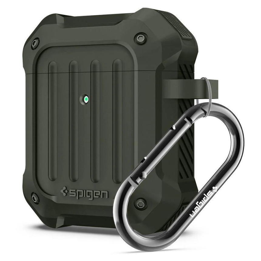 Чохол Spigen для Airpods Tough Armor Military Green Чохол Spigen для Airpods Tough Armor Military Green