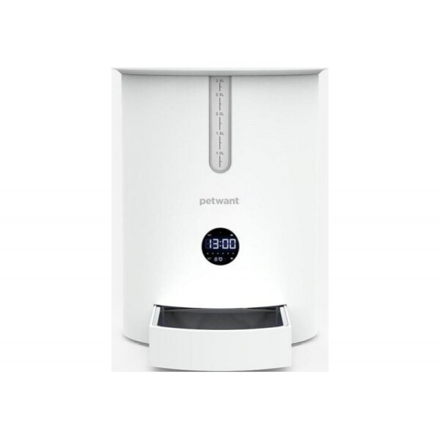 Годівниця для тварин Petwant 2.8L F3 LED White Годівниця для тварин Petwant 2.8L F3 LED White