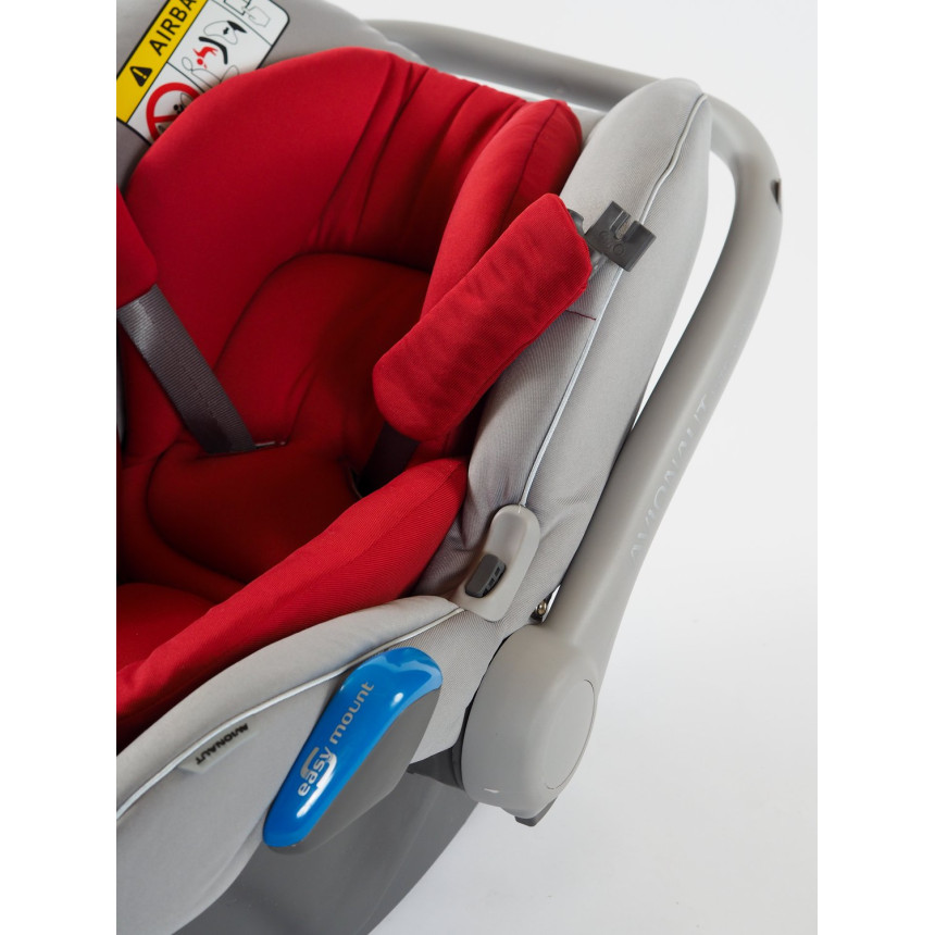 Автокрісло AVIONAUT KITE+ Light grey/Red (AV-302-K.01)