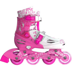 Ролики Neon INLINE SKATES Рожевий (розмір 34-38)