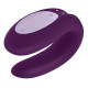 Вібратор для пари з керуванням через програму Satisfyer Double Joy Purple - 9х5.7см, (фіолетовий)