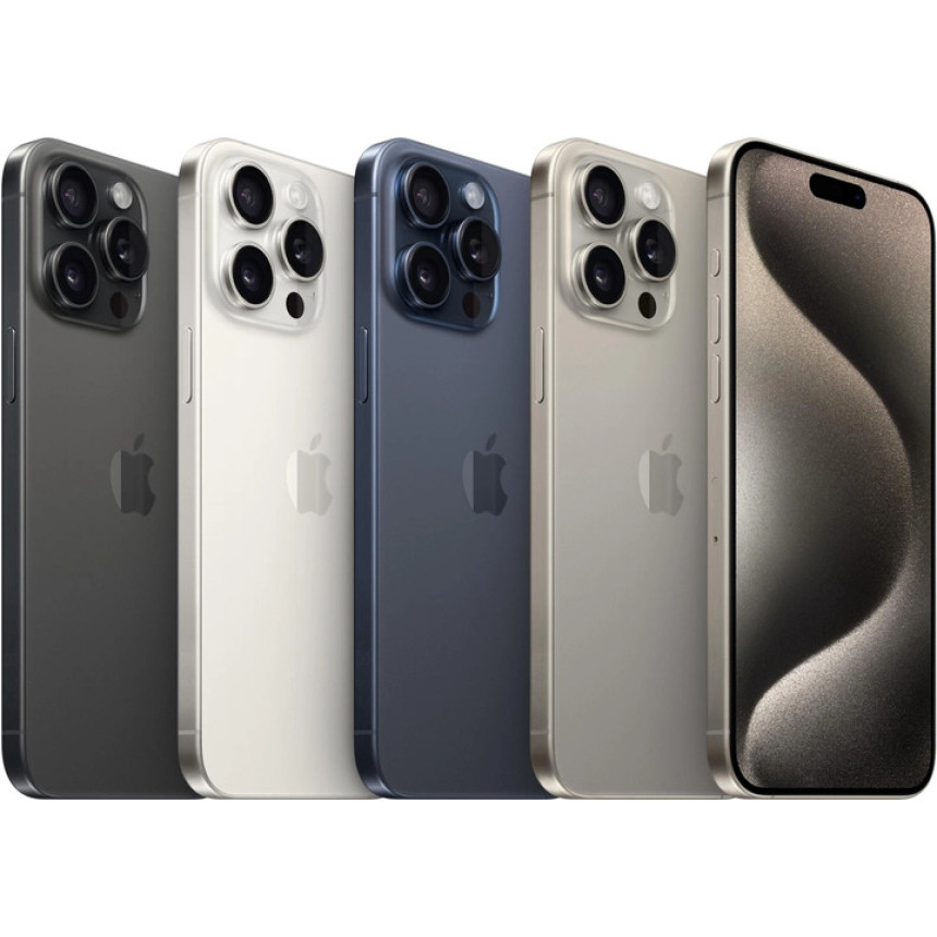 Мобильный телефон Apple iPhone 15 Pro Max 1TB Blue Titanium (MU7K3RX/A)